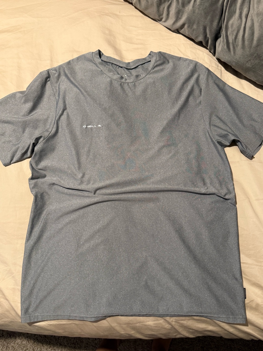 O'Neill Men's Heather Gray Short Sleeve Performance Tee